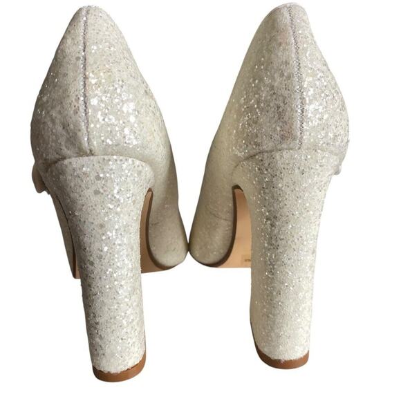Lulus Luiz Sparkle Pointed Toe Pumps 7 Formal Prom Wedding Princess‎ Quinceanera - Picture 6 of 15
